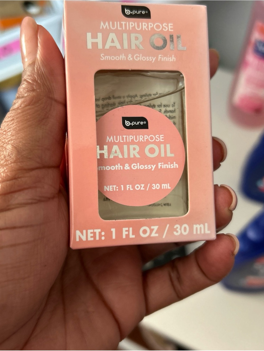 Multipurpose Hair Oil - Pink (Smooth & Glossy Finish)